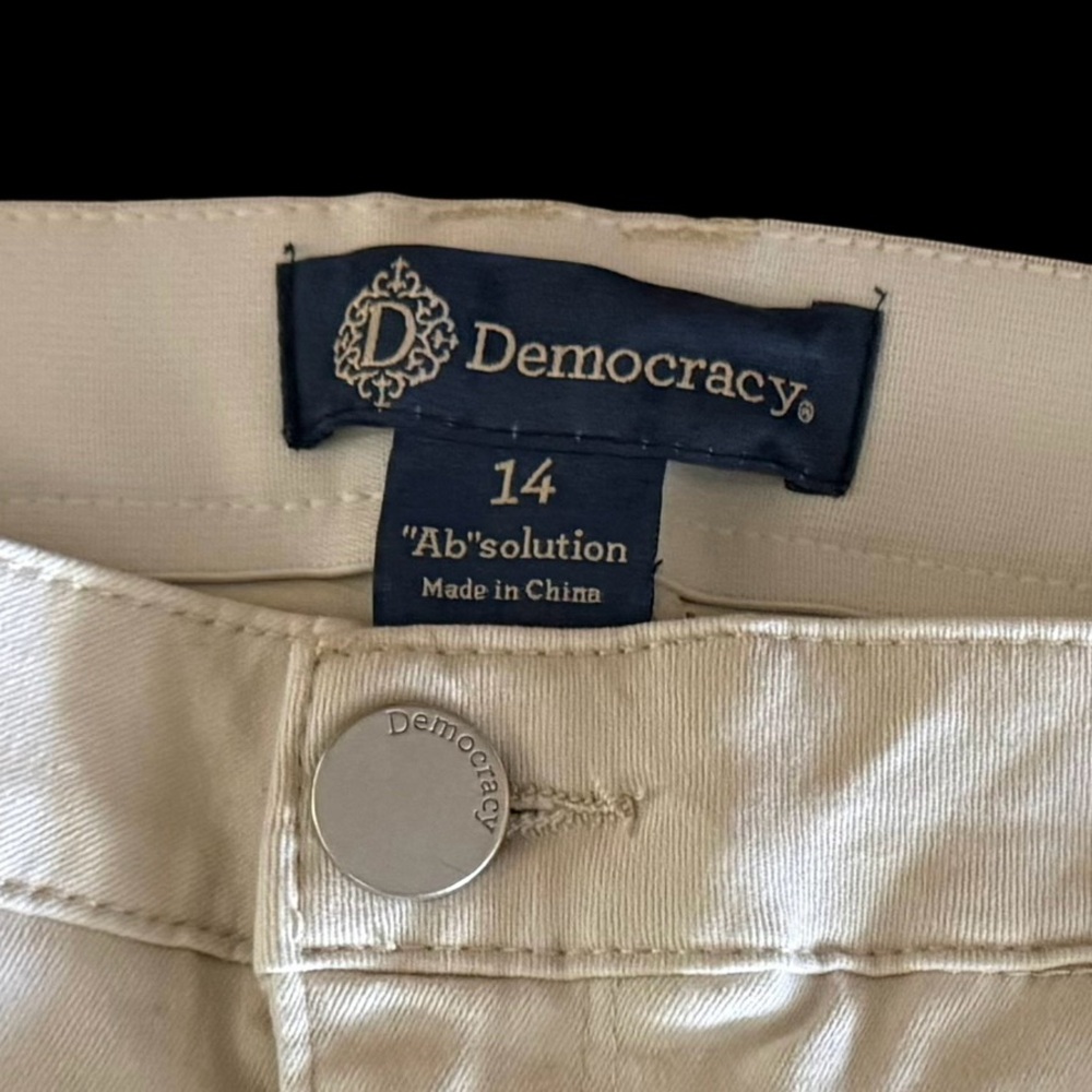 Democracy Ab-solution High Rise Boot Cut Tummy Control Jeans “Stone” - Size 14 - Picture 5 of 8